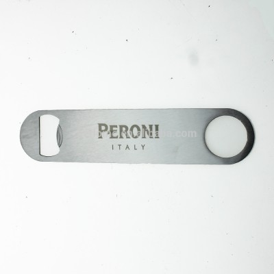 Lasered Engraved Logo PERONI Beer Blade Stainless Steel Bottle Opener