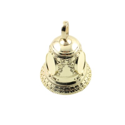 Vintage Zinc Alloy Gold Plating Custom Made Souvenir Metal Dinner Bell