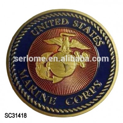 Metal Customized Souvenir Promotion US Marine Corps Challenge Coins