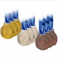 Wholesale soccer medal zinc alloy marathon sports medal with best quality trophy blank custom 3d metal medal with hanger